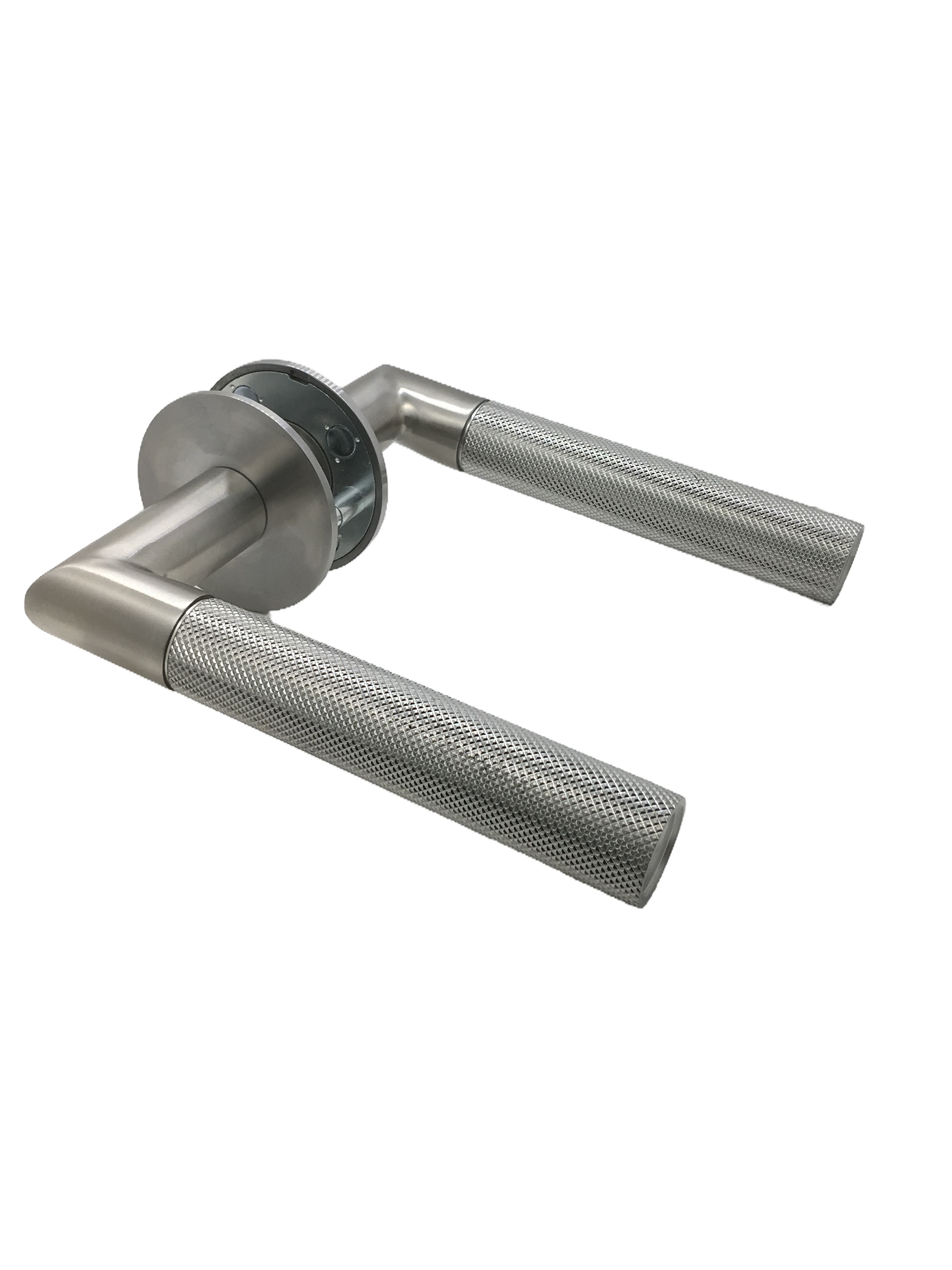 Polished gold twist lever handle