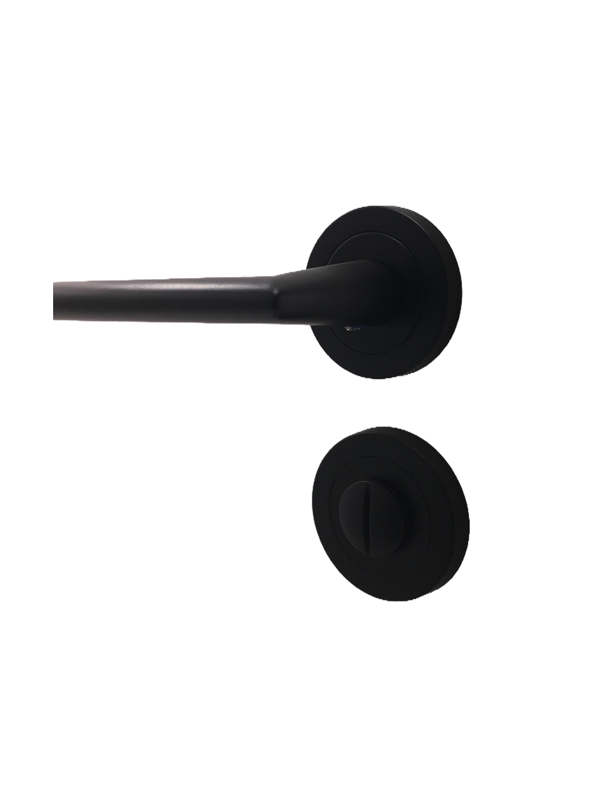 black powder coating rectangular lever handle