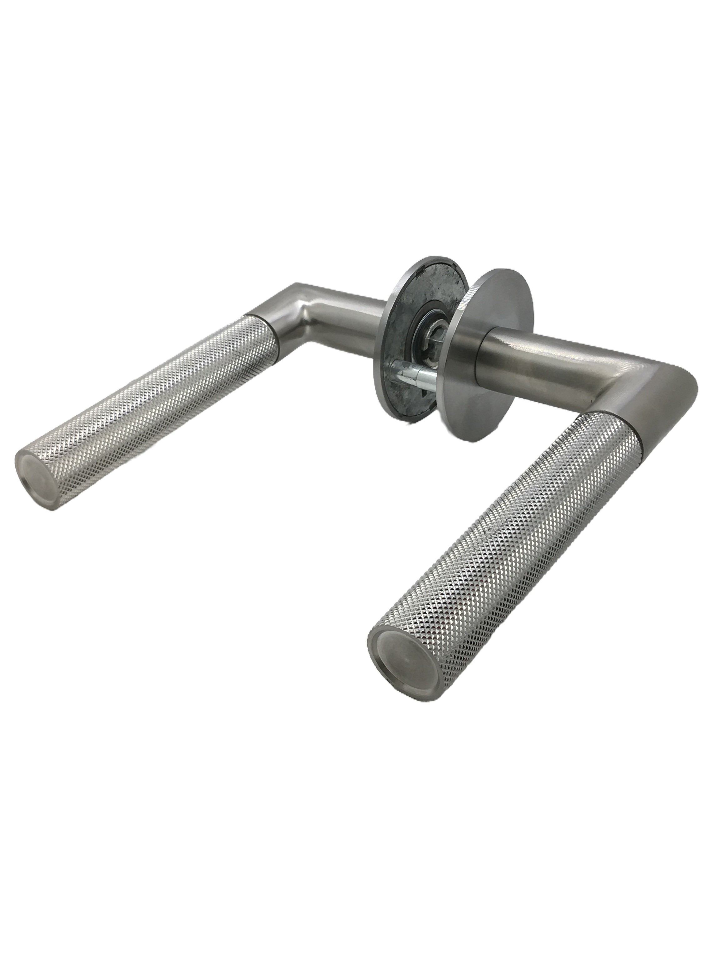 Polished gold twist lever handle