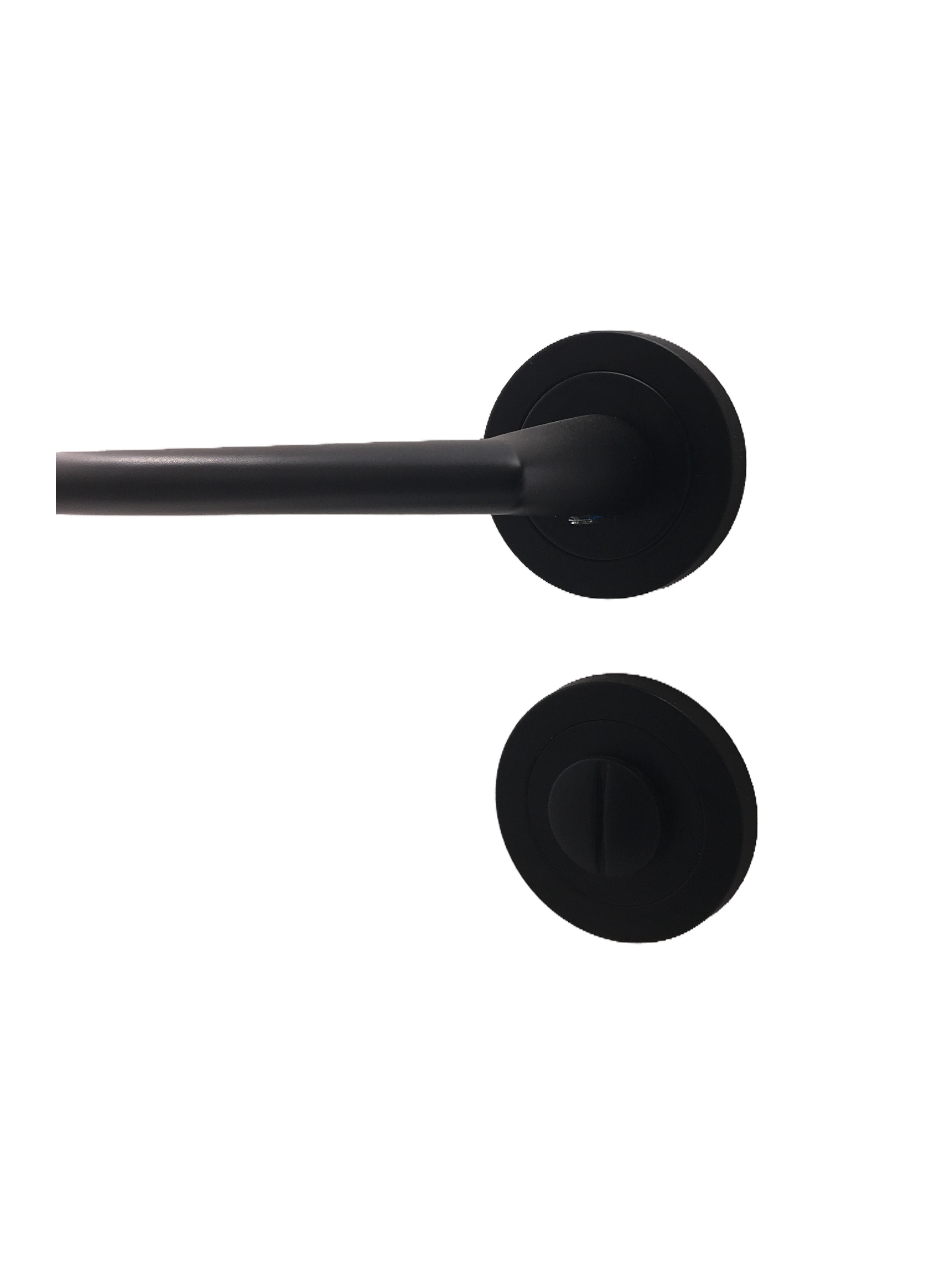 black powder coating rectangular lever handle